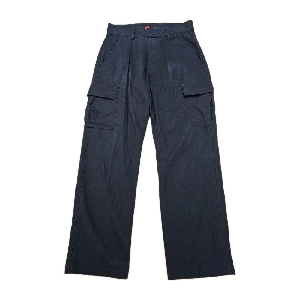 TESLA Pants Men 32x32 Black Workwear Cargo Genuine Factory Employee Uniform Pant